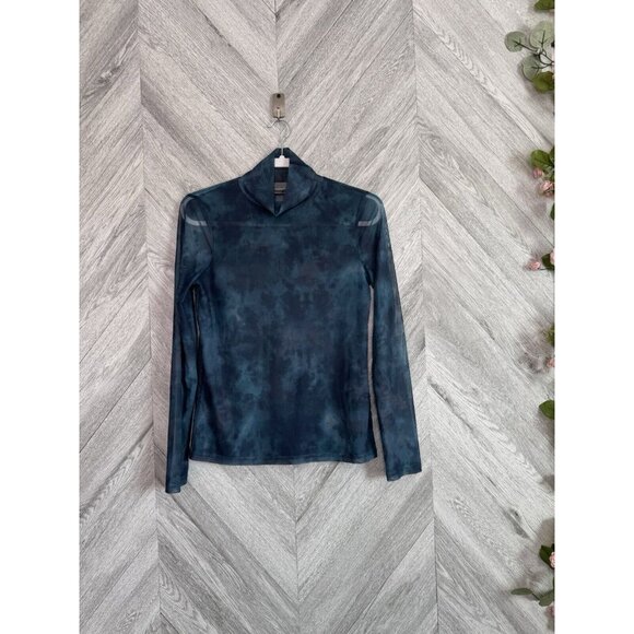 Anthropologie Sheer Second Skin Mock Neck Top Size Small - Picture 1 of 8